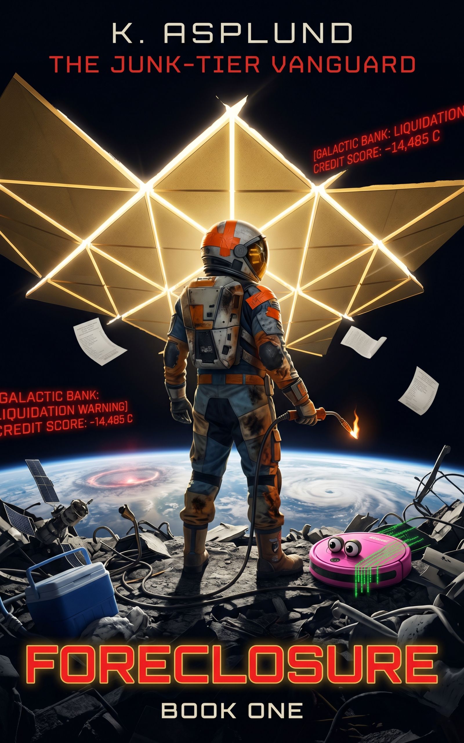 Cover of Foreclosure, Book One of The Junk-Tier Vanguard by Kim Asplund.